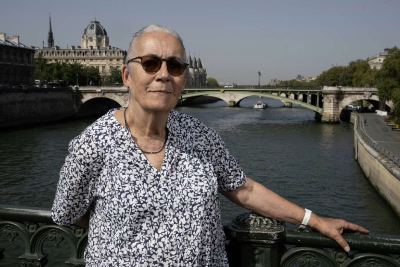 L'exilée chilienne Maria Eugenia Mignot-Verscheure à Paris, le 6 septembre 2023 © MIGUEL MEDINA