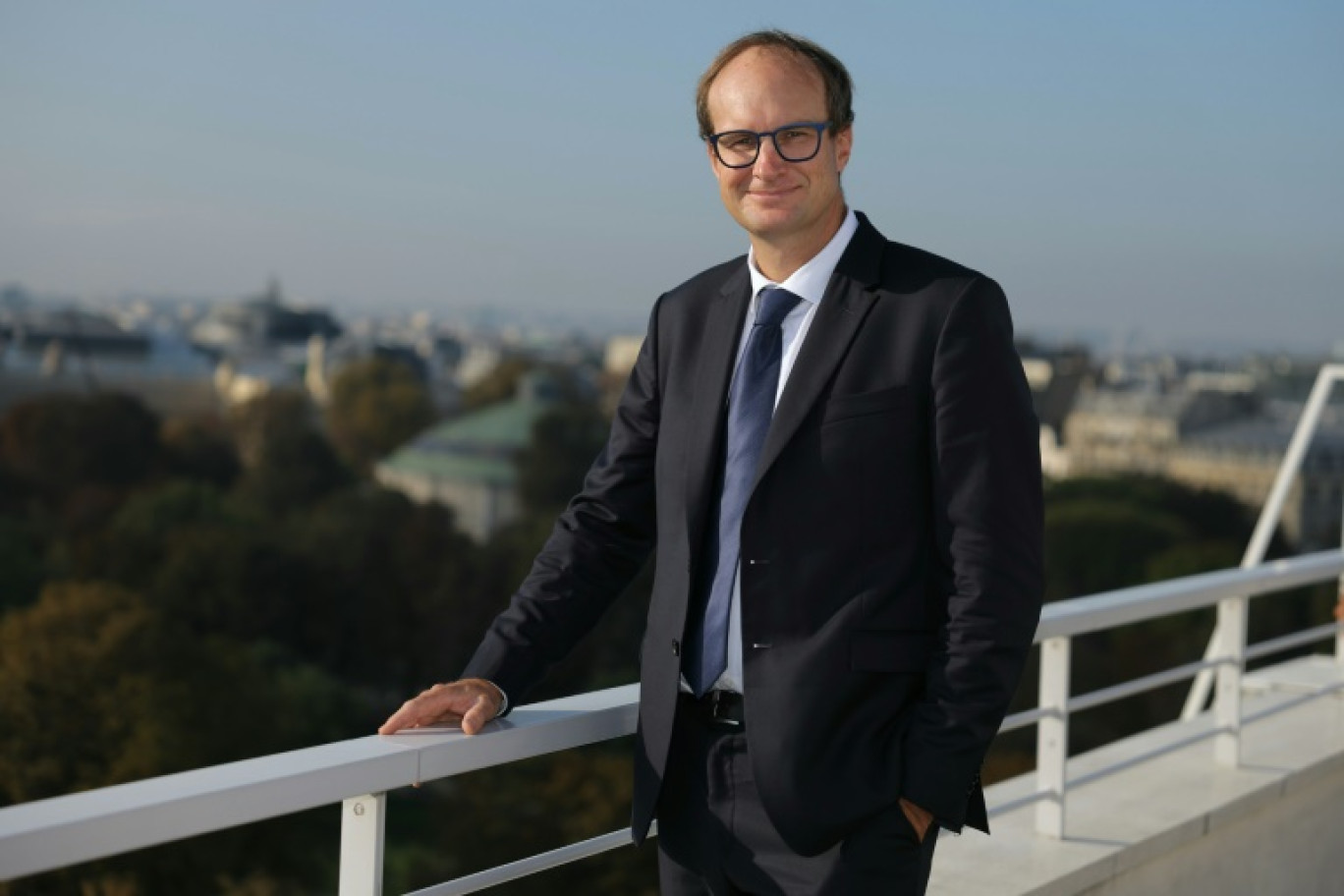 Benoit Lemaignan, PDG et fondateur de Verkor, à Paris, le 14 septembre 2023 © Thomas SAMSON