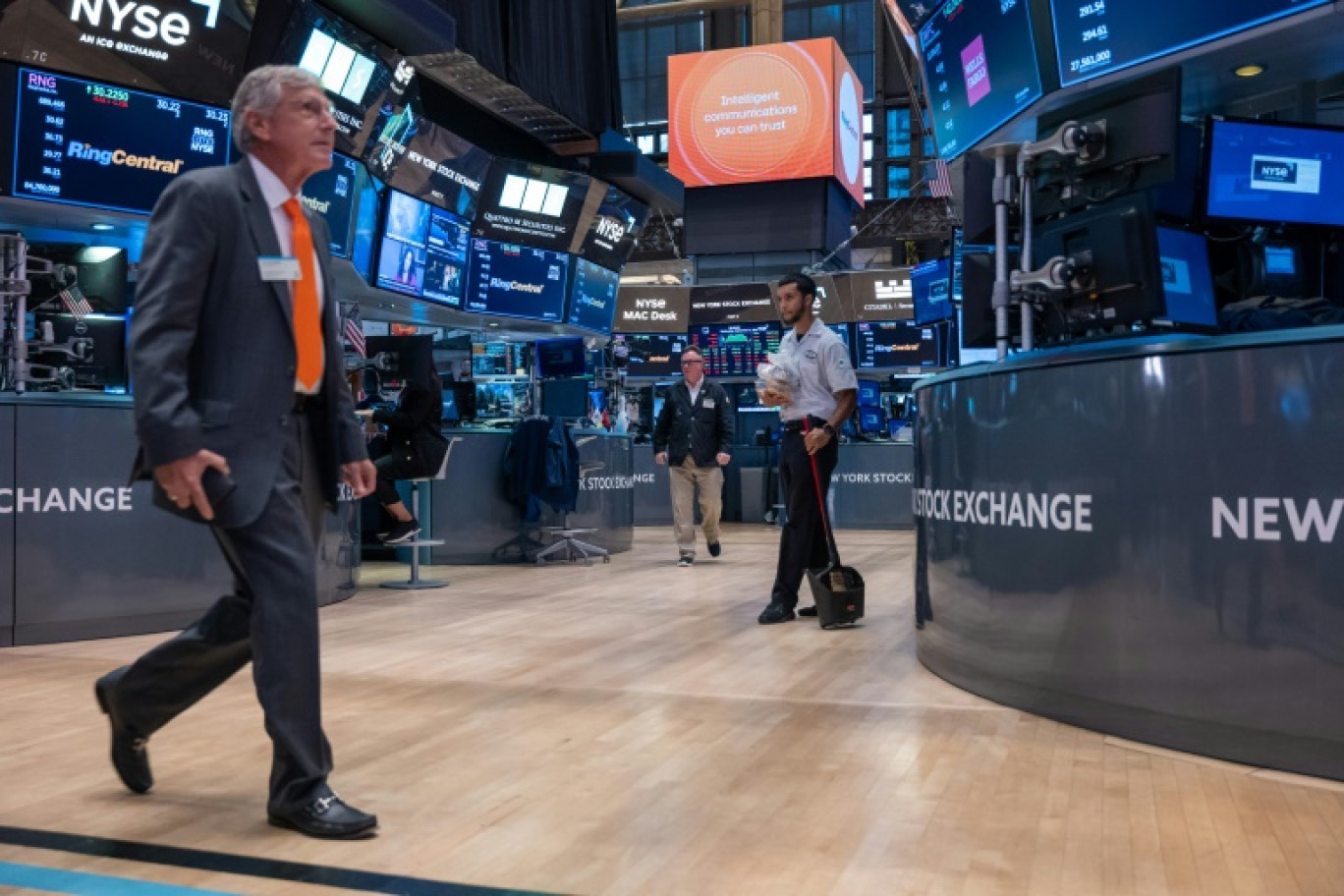 Le parquet du New York Stock Exchange © SPENCER PLATT