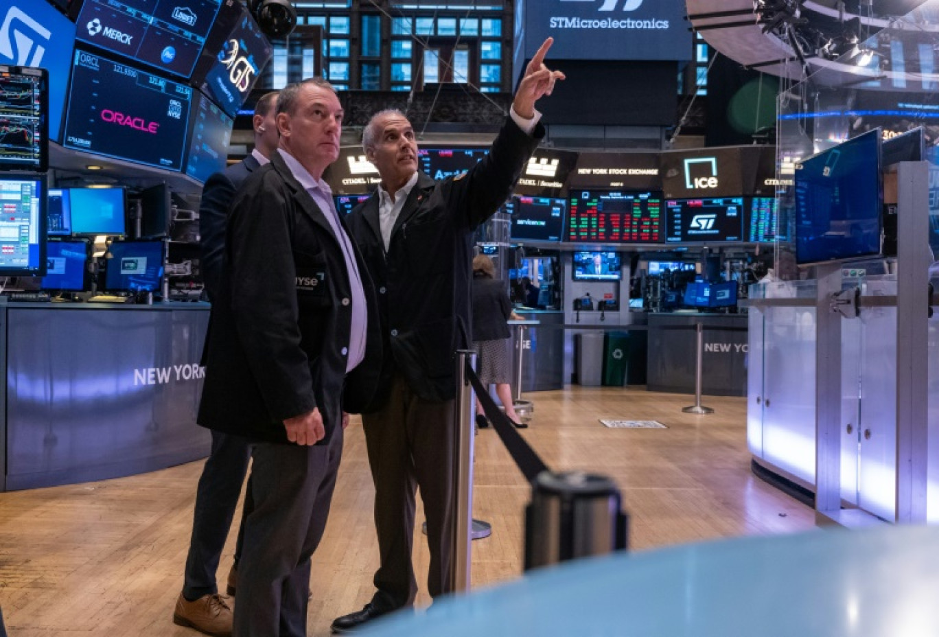 Le parquet du New York Stock Exchange © SPENCER PLATT