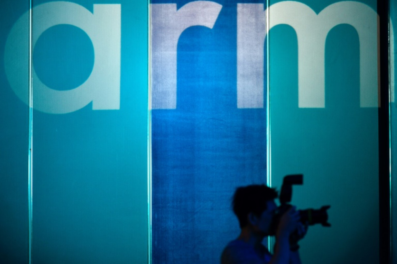 Le logo de Arm à Taipei en mai 2019 © Sam YEH