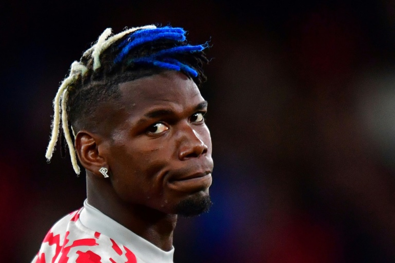 Paul Pogba sous le maillot de Manchester United, au stade Old Trafford, Manchester, le 29 septembre 2021 © Anthony Devlin