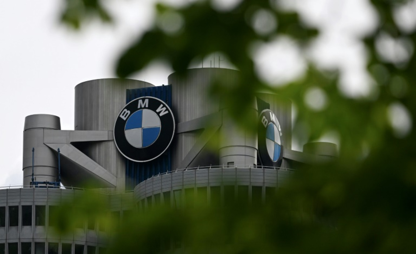 Le siège du constructeur automobile allemand BMW, le 10 mai 2023 à Munich, dans le sud de l'Allemagne © Christof STACHE