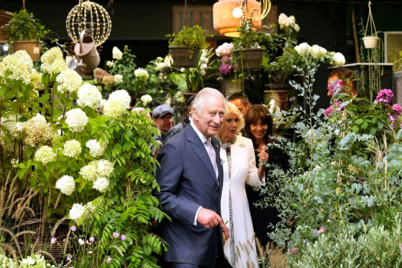 Le roi Charles III et la reine Camilla à bord d'un tramway, le 22 septembre 2023 à Bordeaux © Christophe ARCHAMBAULT