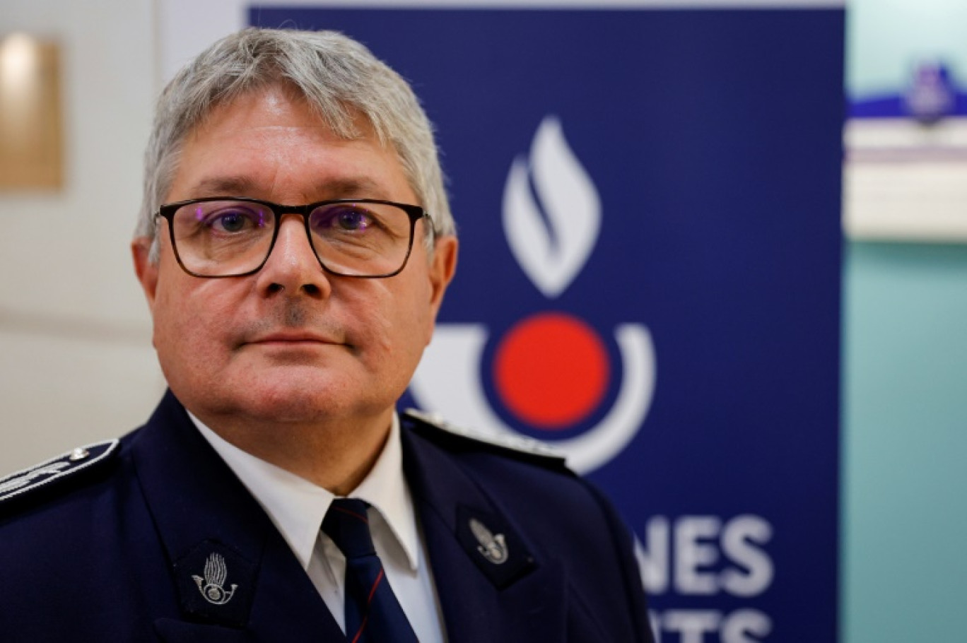 Gilbert Beltran, directeur interrégional des douanes de Roissy, le 21 septembre 2023 à Roissy © Geoffroy VAN DER HASSELT