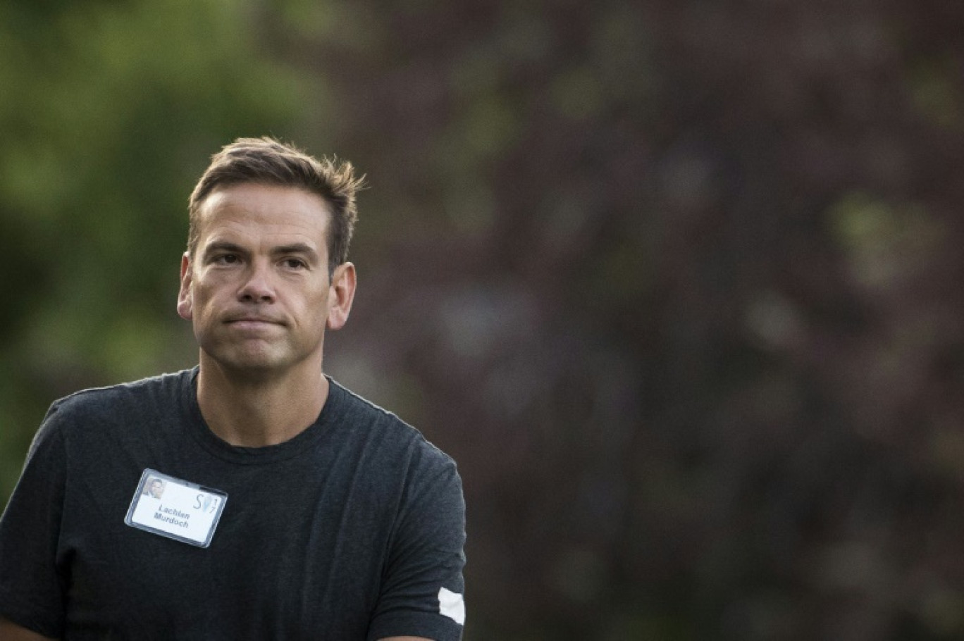 Lachlan Murdoch, fils de Rupert Murdoch, à Sun Valley, le 13 juillet 2017 dans l'Idaho © Drew Angerer