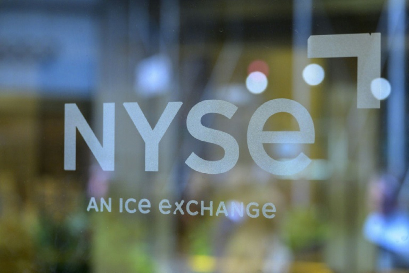 Le logo du new York Stock Exchange © ANGELA WEISS