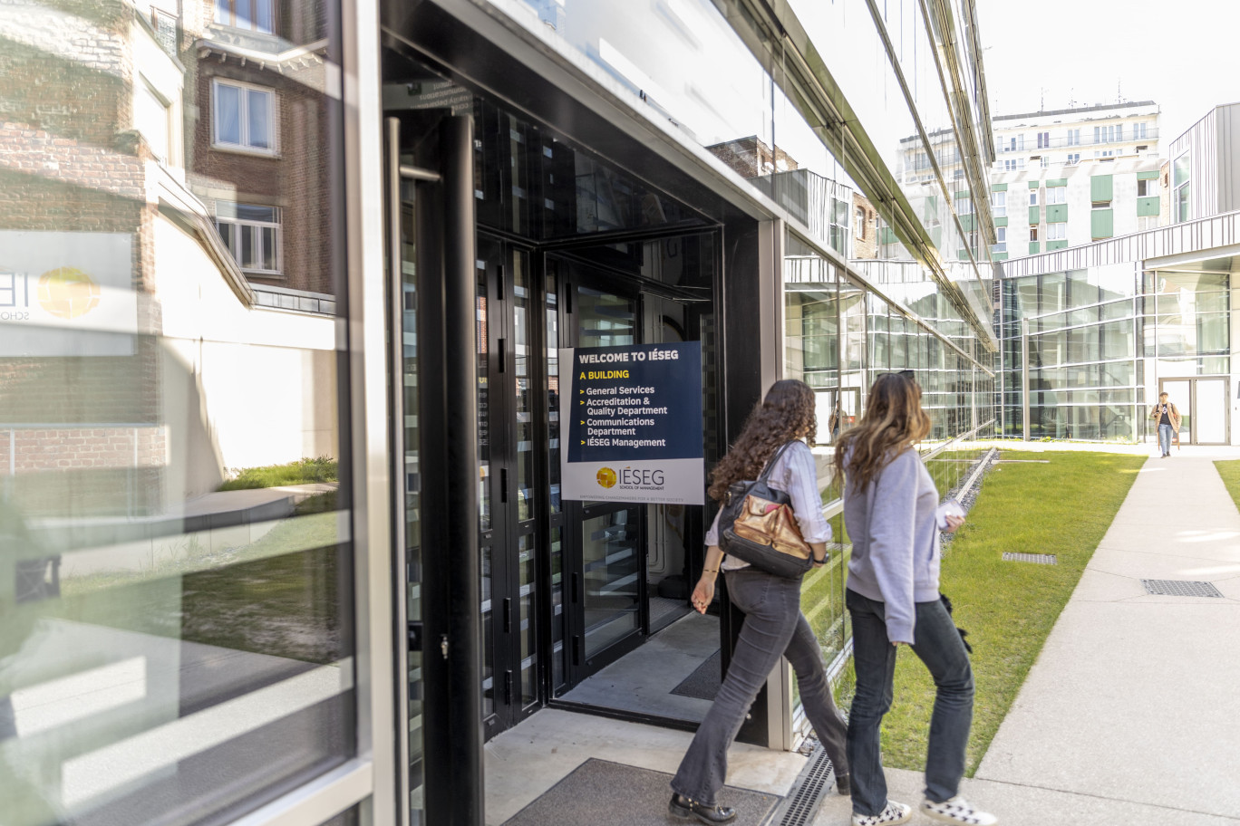 Le campus lillois de l'IESEG. © C.Verecque