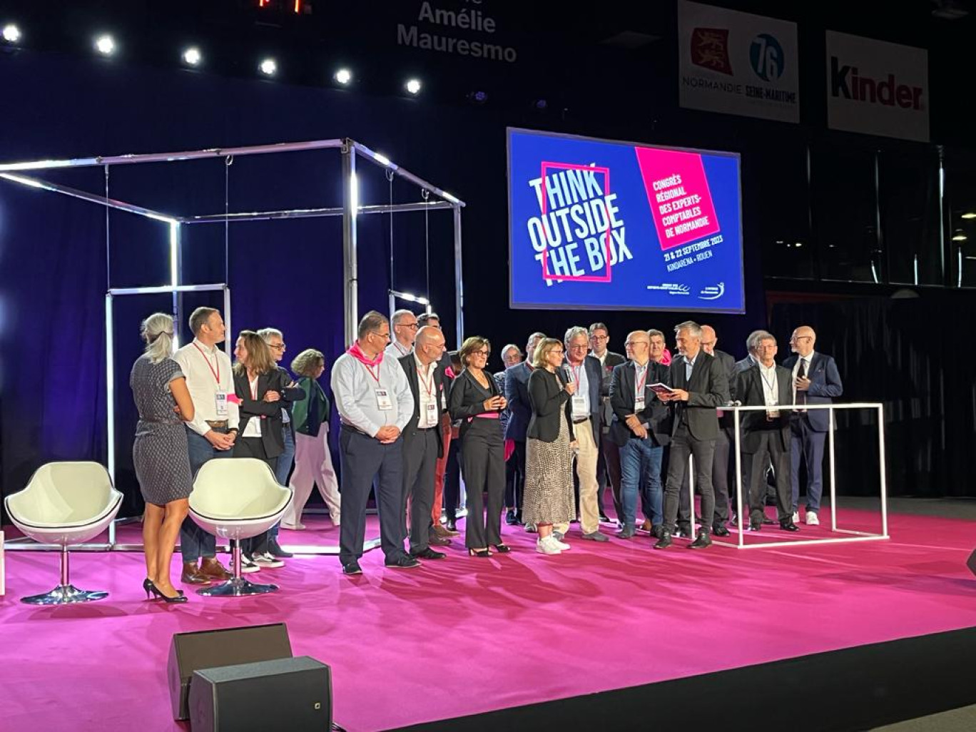 Les experts-comptables de Normandie se sont réunis au Kindarena de Rouen pour leur congrès annuel. (Photo Gazette Normandie)