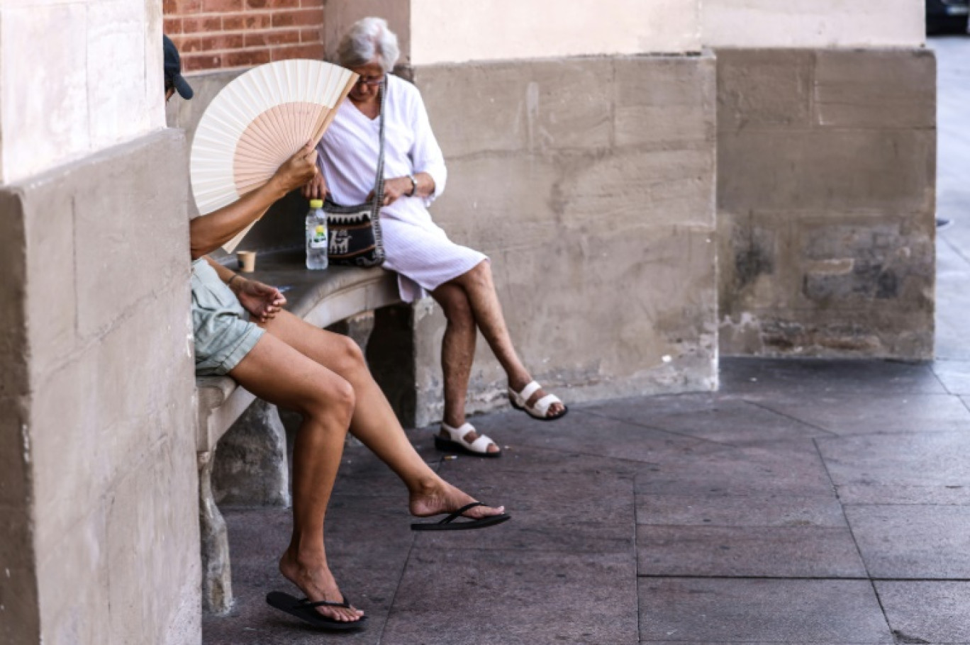 Des records de températures sont prévus lundi en France, au lendemain d'une chaleur déjà inédite pour un mois d'octobre © Charly TRIBALLEAU