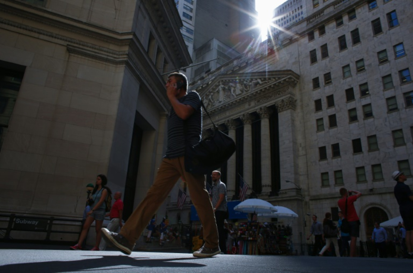 Le quartier de Wall Street, à New York © KENA BETANCUR