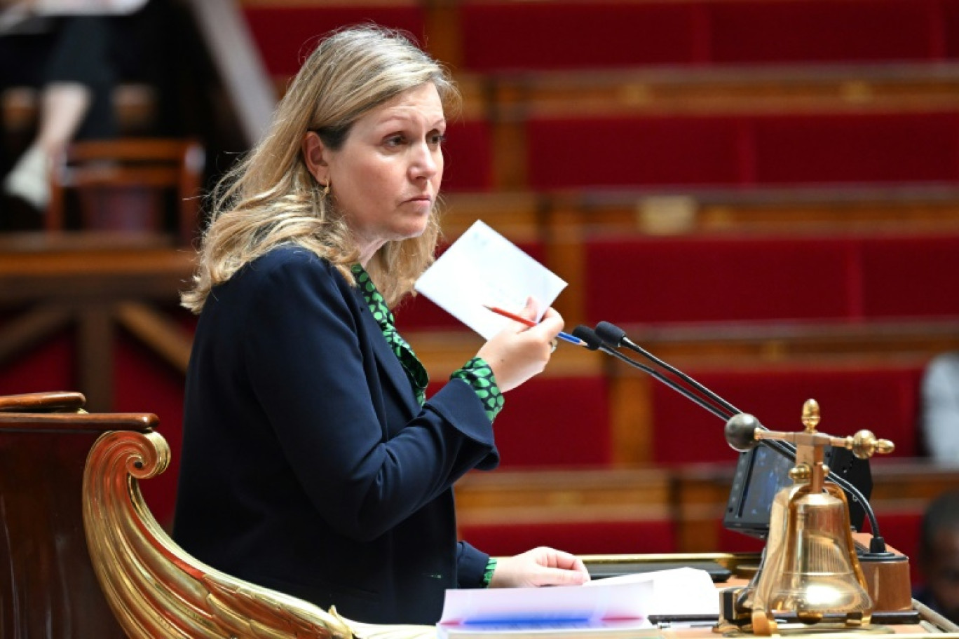 La présidente de l'Assemblée nationale Yael Braun-Pivet à Paris le 6 juin 2023 © bERTRAND GUAY