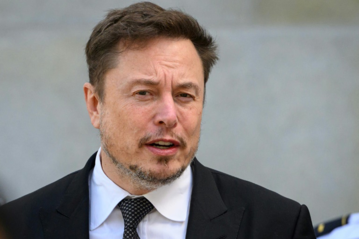 Elon Musk, patron de X (ex-Twitter), le 13 septembre 2023 à Washington © Mandel NGAN