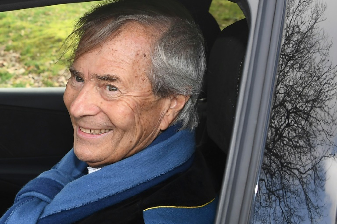 Vincent Bolloré lors d'une cérémonie marquant le 200e anniversaire de son groupe à la chapelle Kerdevot à Ergue-Gabéric, le 17 février 2022 © Fred TANNEAU