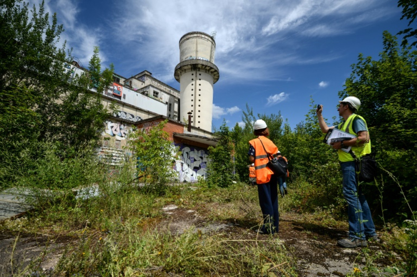 Une usine désaffectée à Besançon (Doubs) en juillet 2017 © SEBASTIEN BOZON