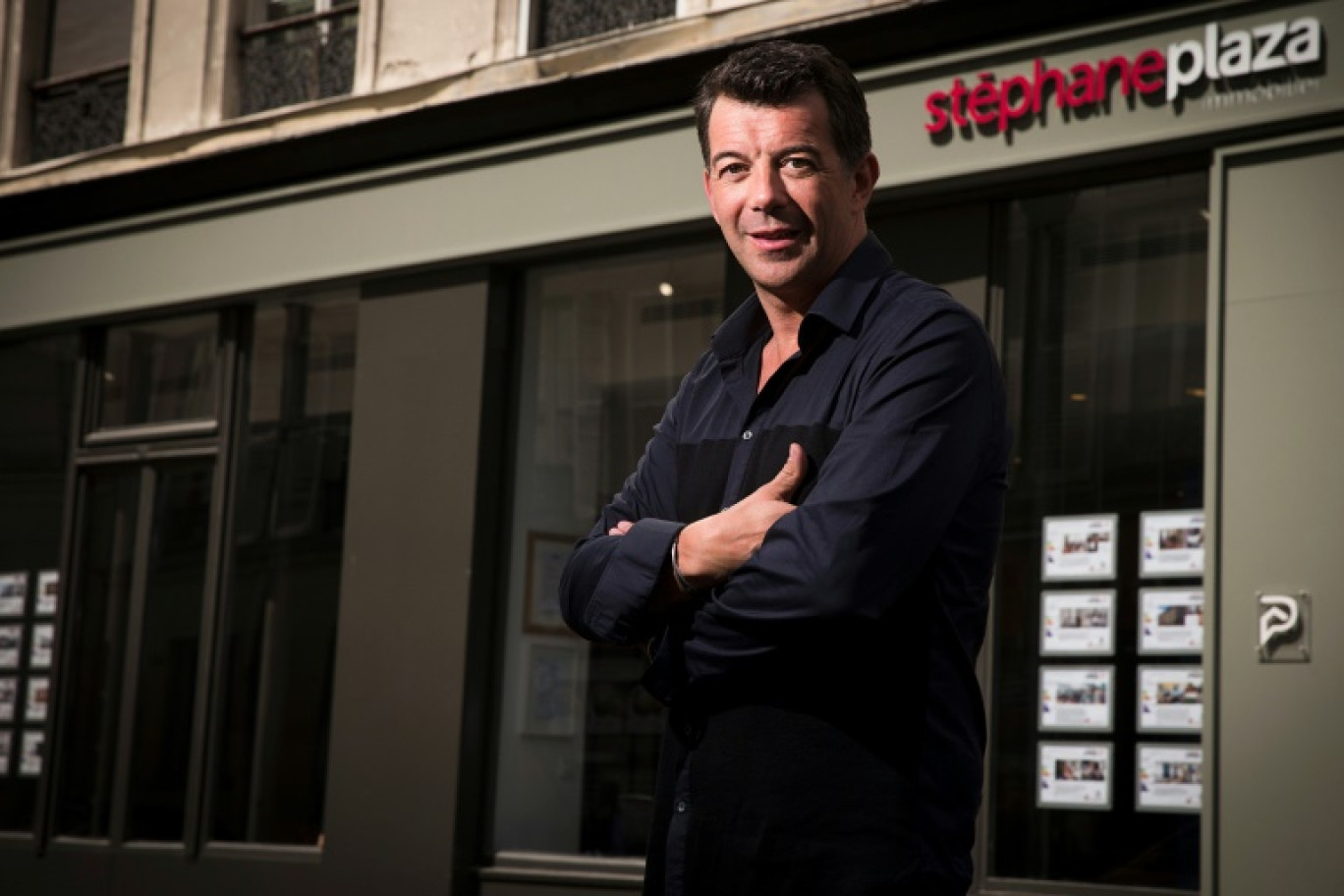 L'animateur de M6 Stéphane Plaza, le 21 mai 2015 à Paris © Joël SAGET