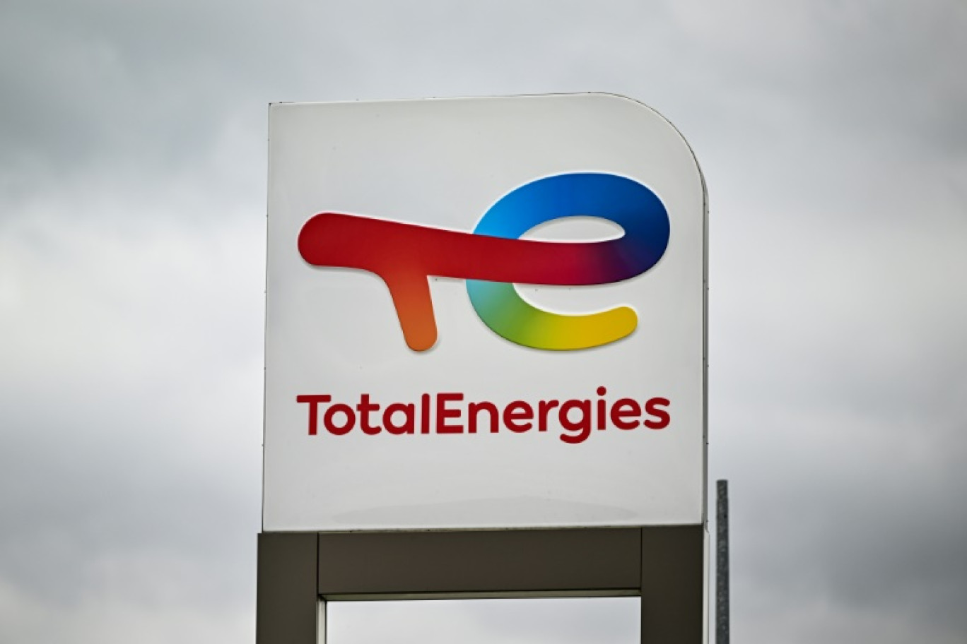 Logo de TotalEnergies, le 5 octobre 2022 © Sameer Al-DOUMY