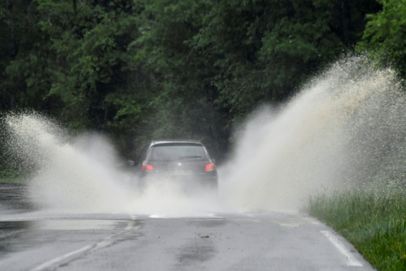 Le Gard et l'Hérault sont placés en vigilance orange pluie-inondation mardi, selon Météo-France, qui prévoit une intensification des pluies sur le Sud-Est  © GEORGES GOBET