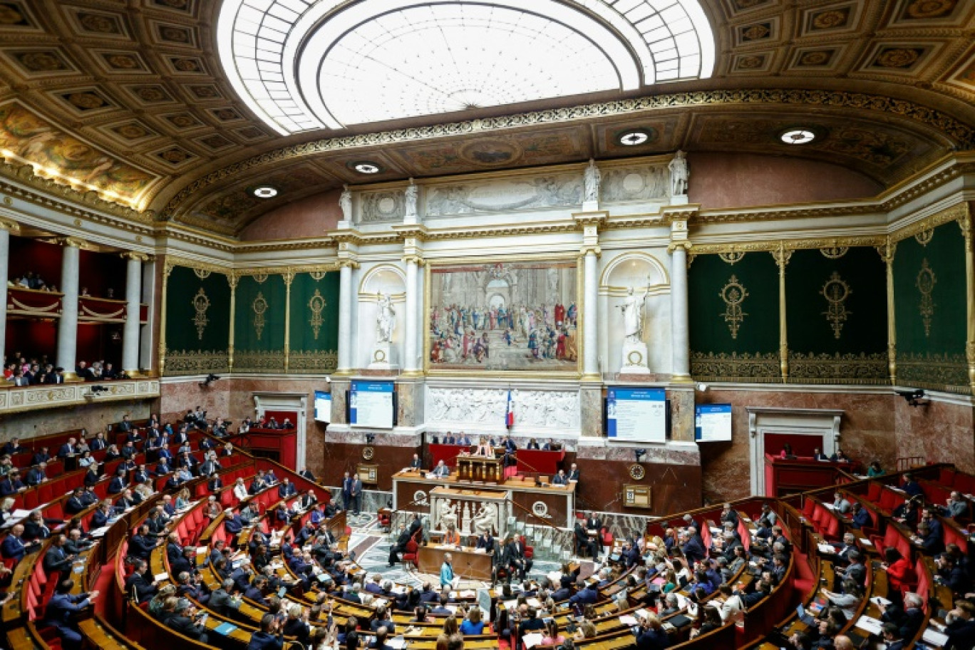 L'Assemblée nationale le 9 mai 2023 à Paris © Geoffroy VAN DER HASSELT