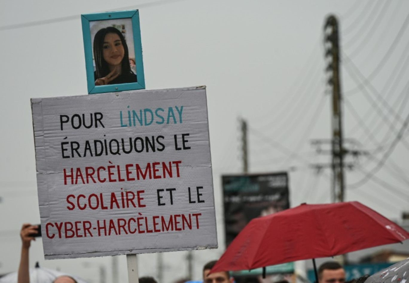 Marche en mémoire de Lindsay le 18 juin 2023 à Vendin-le-Vieil, dans le Nord © DENIS CHARLET