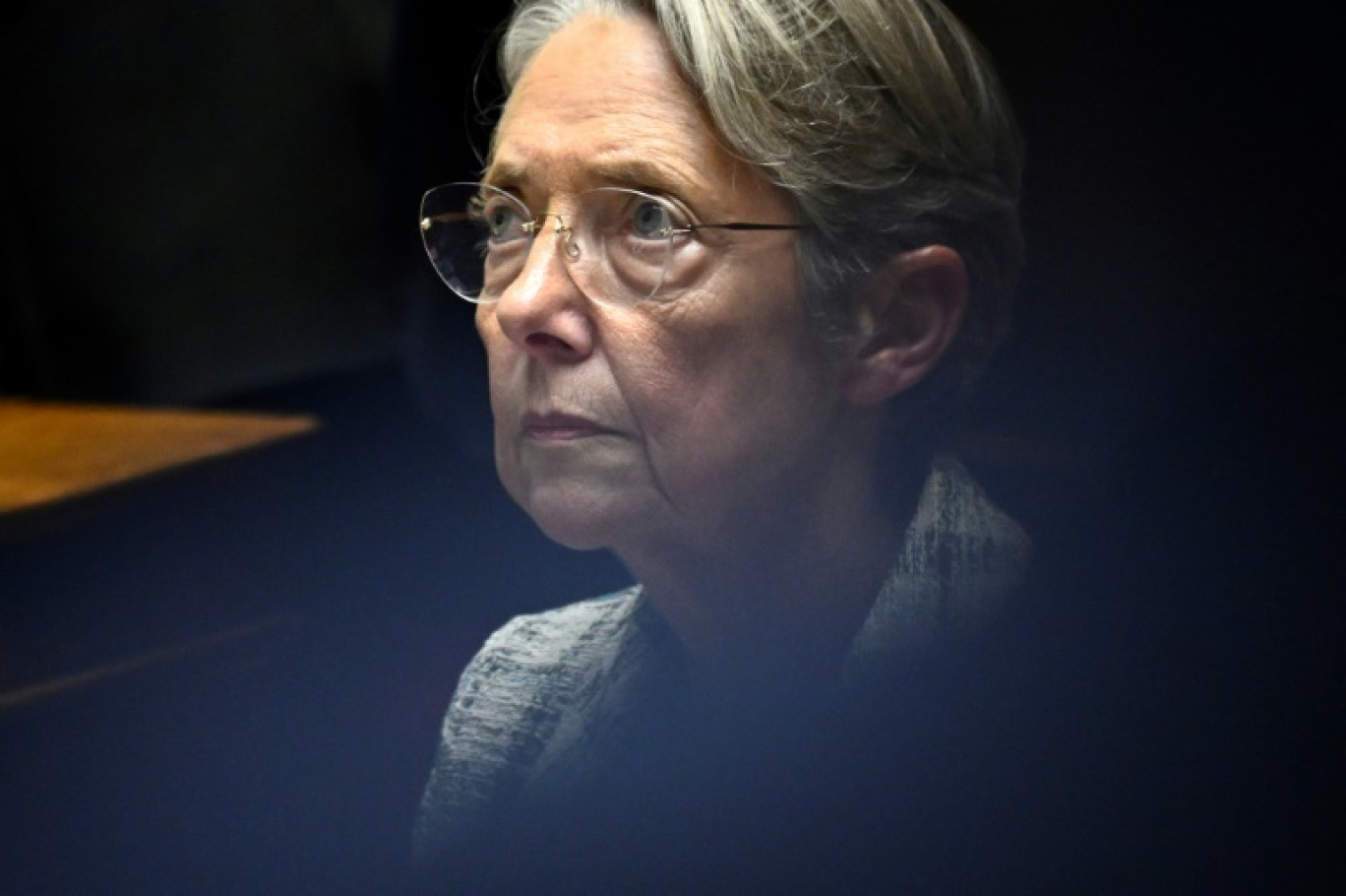 La Première ministre Elisabeth Borne le 17 octobre 2023 à l'Assemblée, à Paris © JULIEN DE ROSA