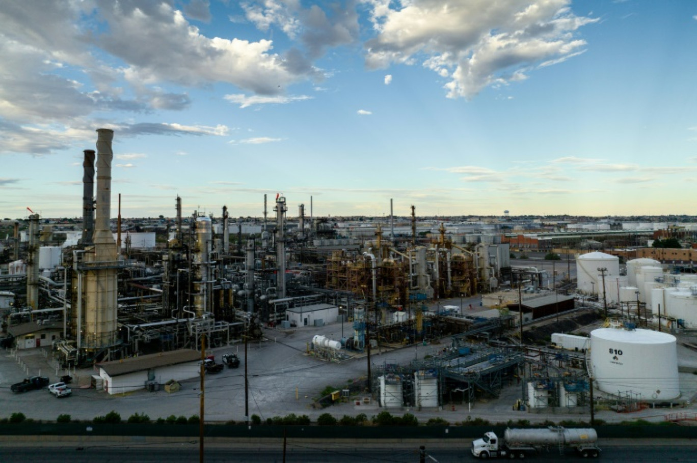 Une raffinerie de pétrole à El Paso, au Texas, le 20 septembre 2023 © Brandon Bell