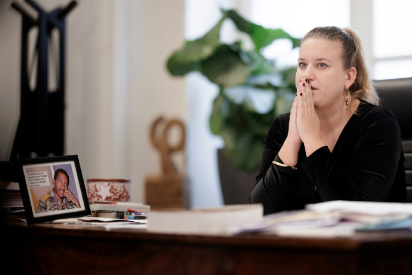 Mathilde Panot, présidente du groupe LFI à l'Assemblée nationale, le 24 octobre 2023 à Paris © JOEL SAGET