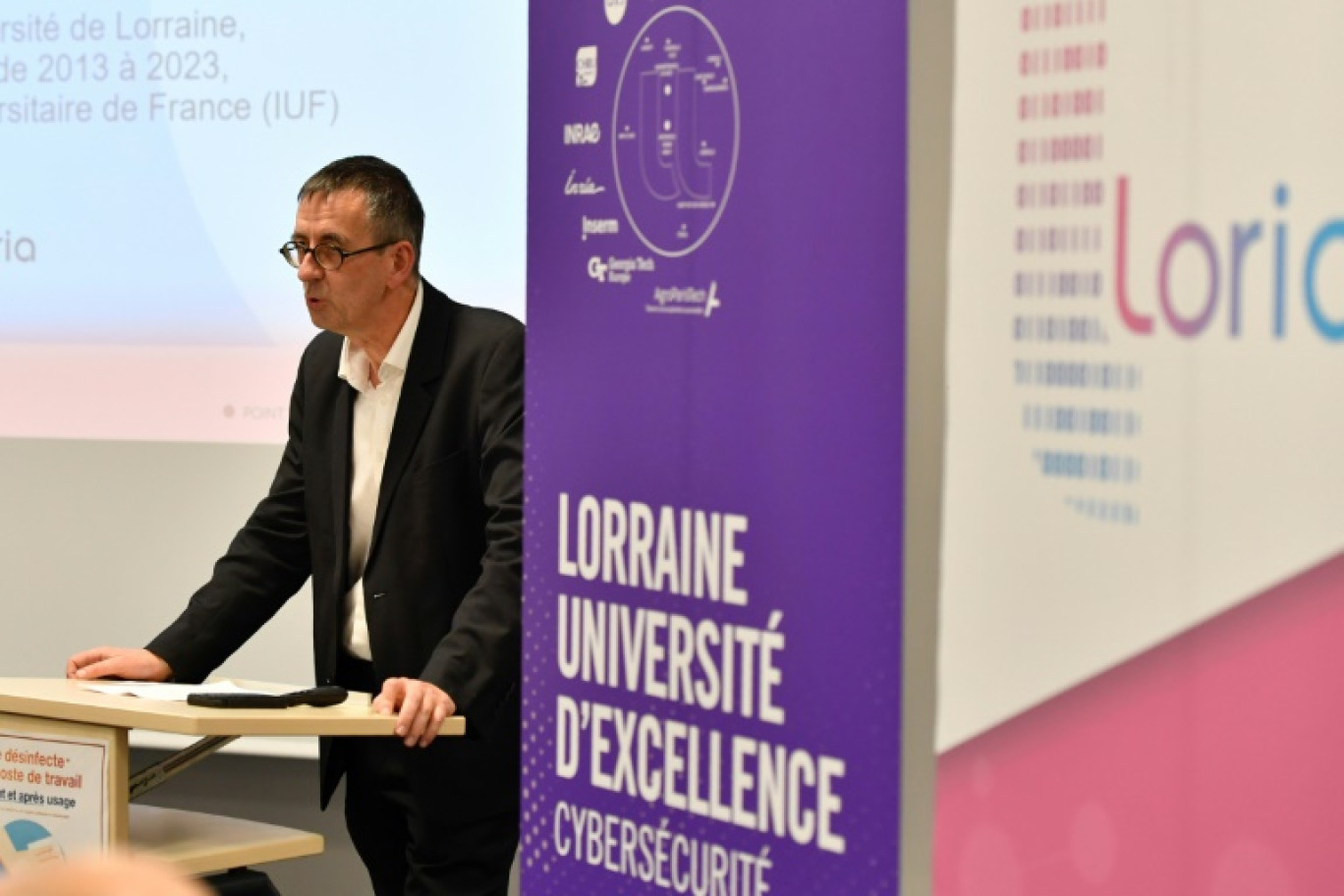 Jean-Yves Marion, à la tête du Loria (Laboratoire lorrain de recherche en informatique et ses applications), à Villers-les-Nancy (Meurthe-et-Moselle), le 25 octobre 2023 © Jean-Christophe VERHAEGEN