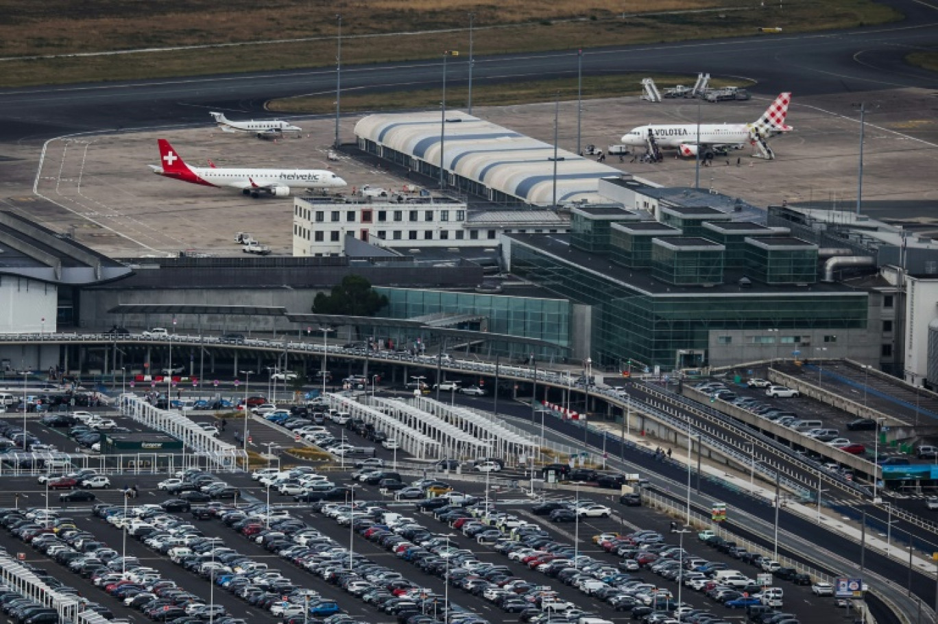 L'aéroport de Bordeaux-Mérignac, le 29 juillet 2022 © Thibaud MORITZ