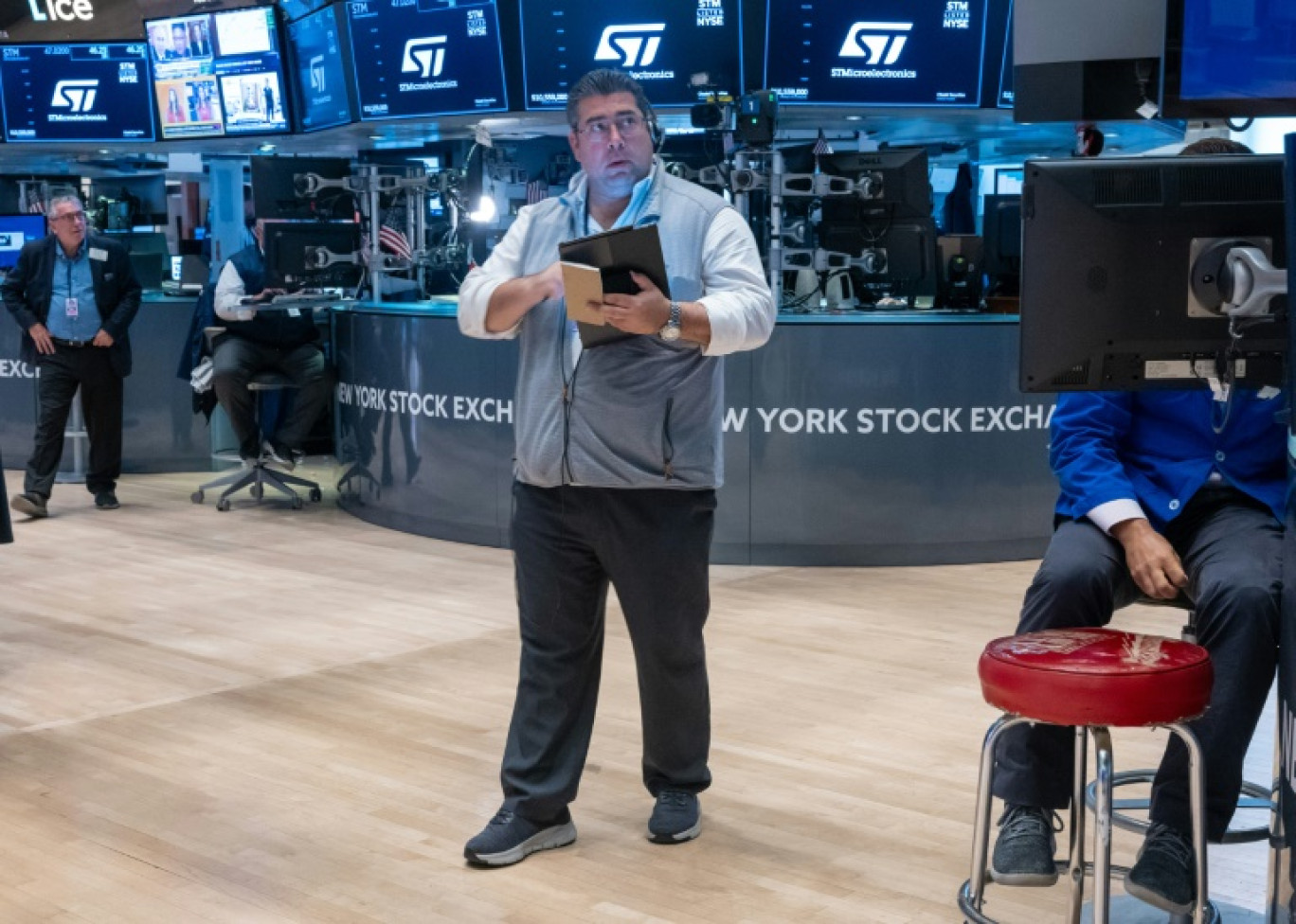 Le parquet du New York Stock Exchange © SPENCER PLATT