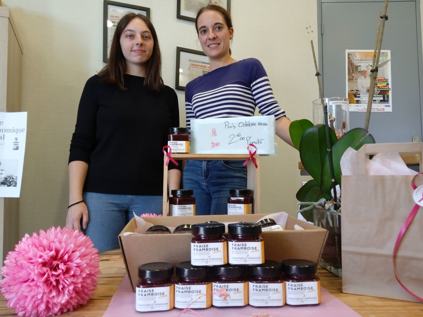 Saint-Quentin : Confiture et Compagnie concocte une confiture spéciale Octobre rose