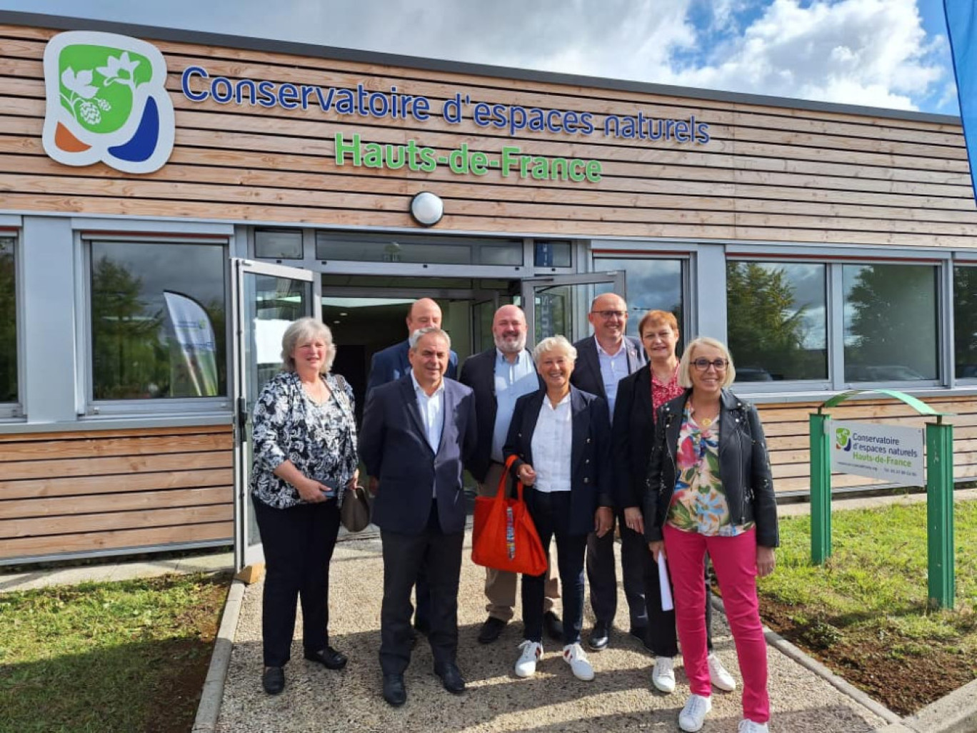 Une inauguration en présence de Xavier Bertrand, président de la Région Hauts-de-France, Stéphane Haussoulier, président du Conseil départemental de la Somme, Alain Gest, président d’Amiens Métropole et Maryse Vandepitte, maire de Boves.