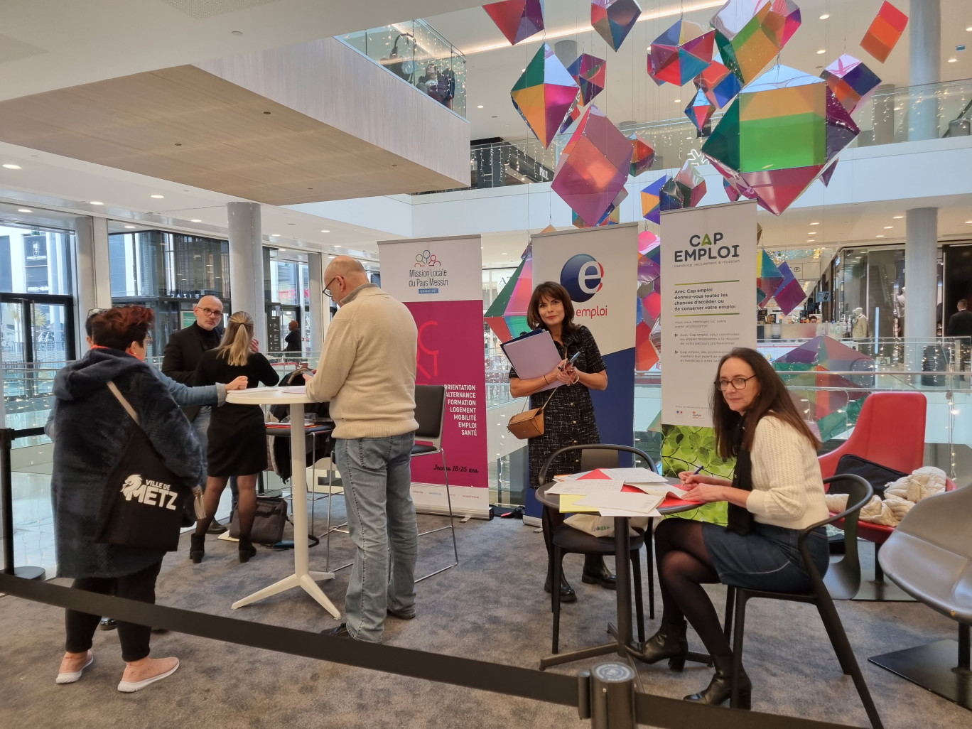 Les acteurs messins de l'emploi mobilisés, notamment sur les métiers en tension. 