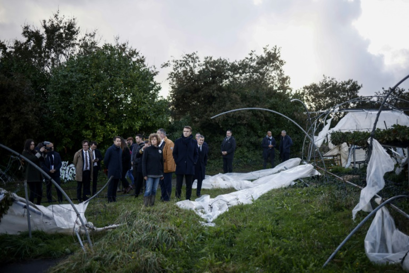 Vue du Rocher de la Vierge à Biarritz, le 3 novembre 2023 © GAIZKA IROZ