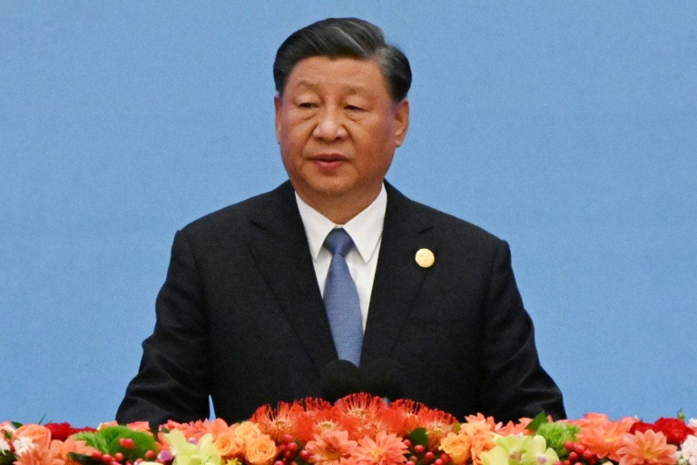 Le président chinois Xi Jinping, le 18 octobre 2023 à Pékin © Pedro PARDO