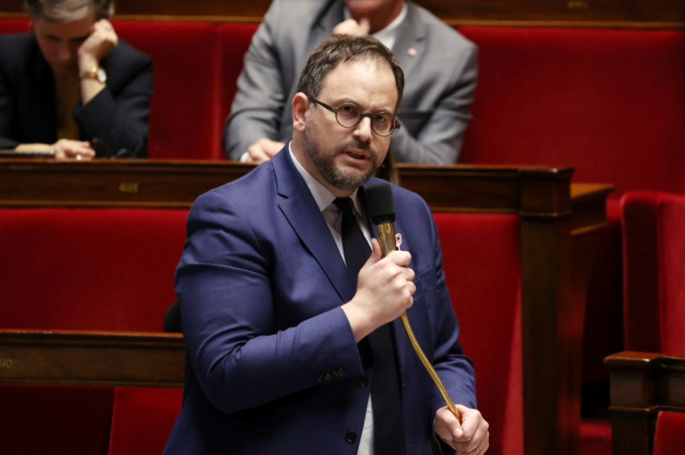 Le ministre de la Santé Aurélien Rousseau à l'Assemblée nationale, le 31 octobre 2023 © EMMANUEL DUNAND