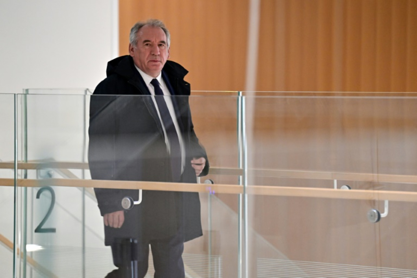 Le président du MoDem Francois Bayrou arrive au tribunal de Paris le 7 novembre 2023 © Miguel MEDINA