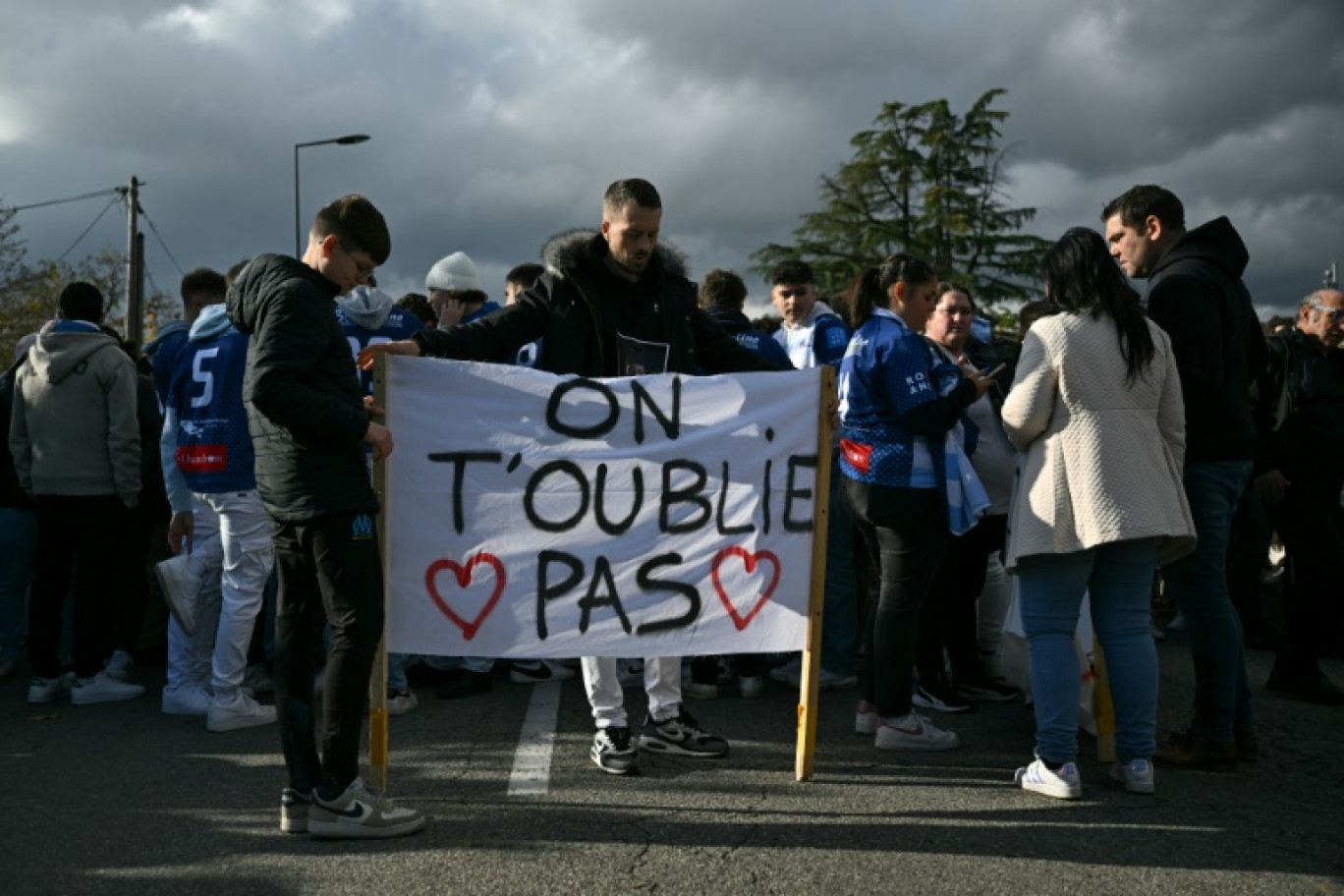 La marche blanche pour rendre hommage à Thomas, à Romans-sur-Isère, dans la Drôme, le 22 novembre 2023 © OLIVIER CHASSIGNOLE