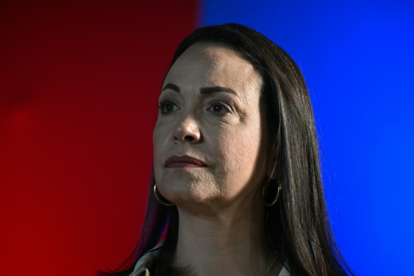 La principale opposante vénézuélienne Maria Corina Machado à Caracas le 4 aôut 2023 © Federico PARRA