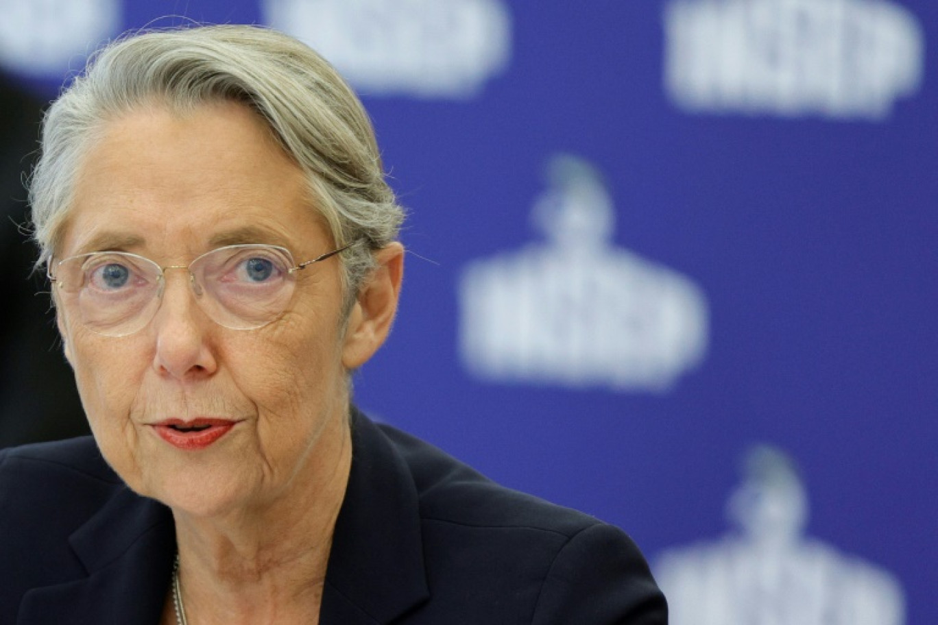 La Première ministre Elisabeth Borne, le 23 novembre 2023, à Paris © Geoffroy VAN DER HASSELT