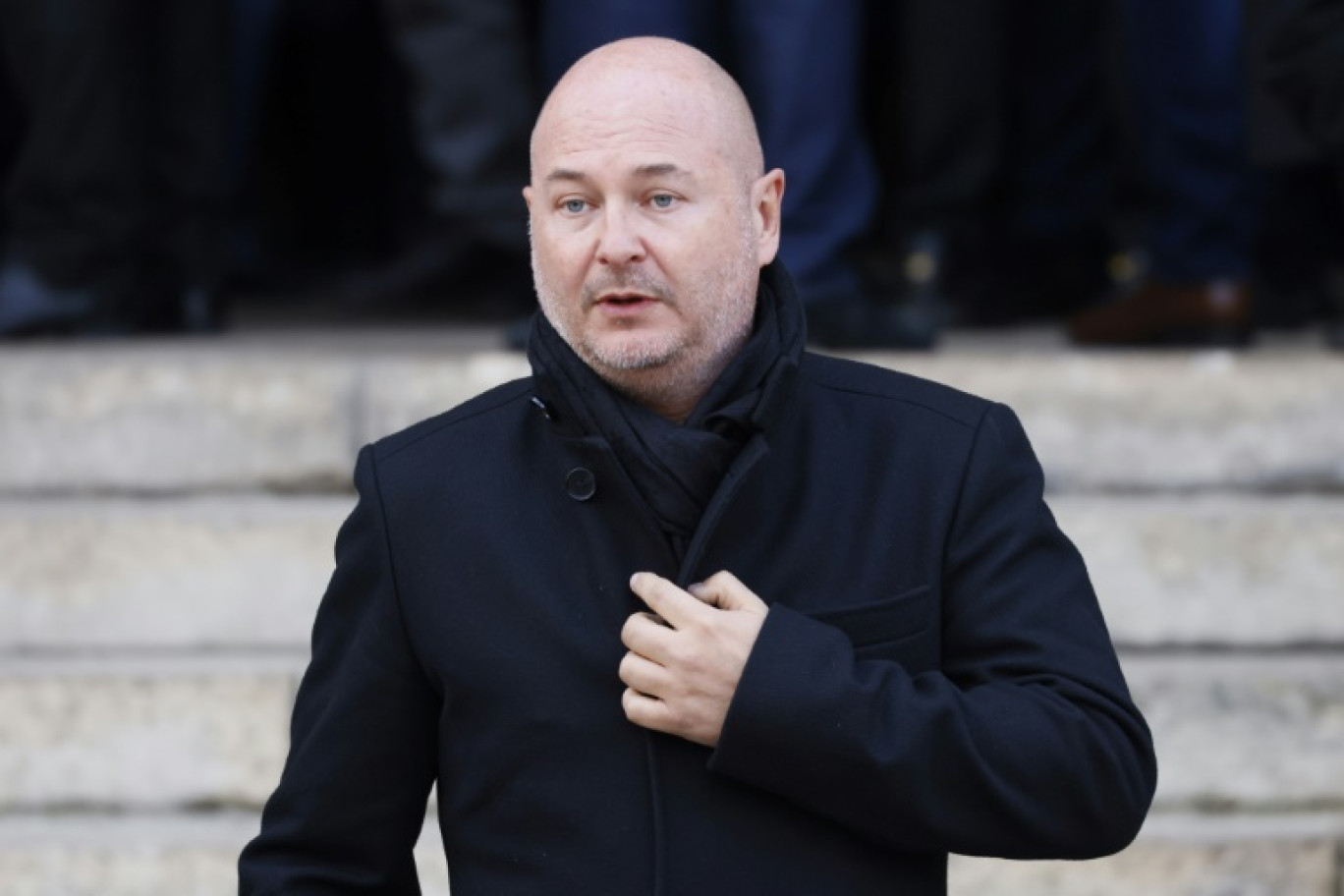 L'animateur Sébastien Cauet, le 9 mars 2022 à Paris © Thomas SAMSON