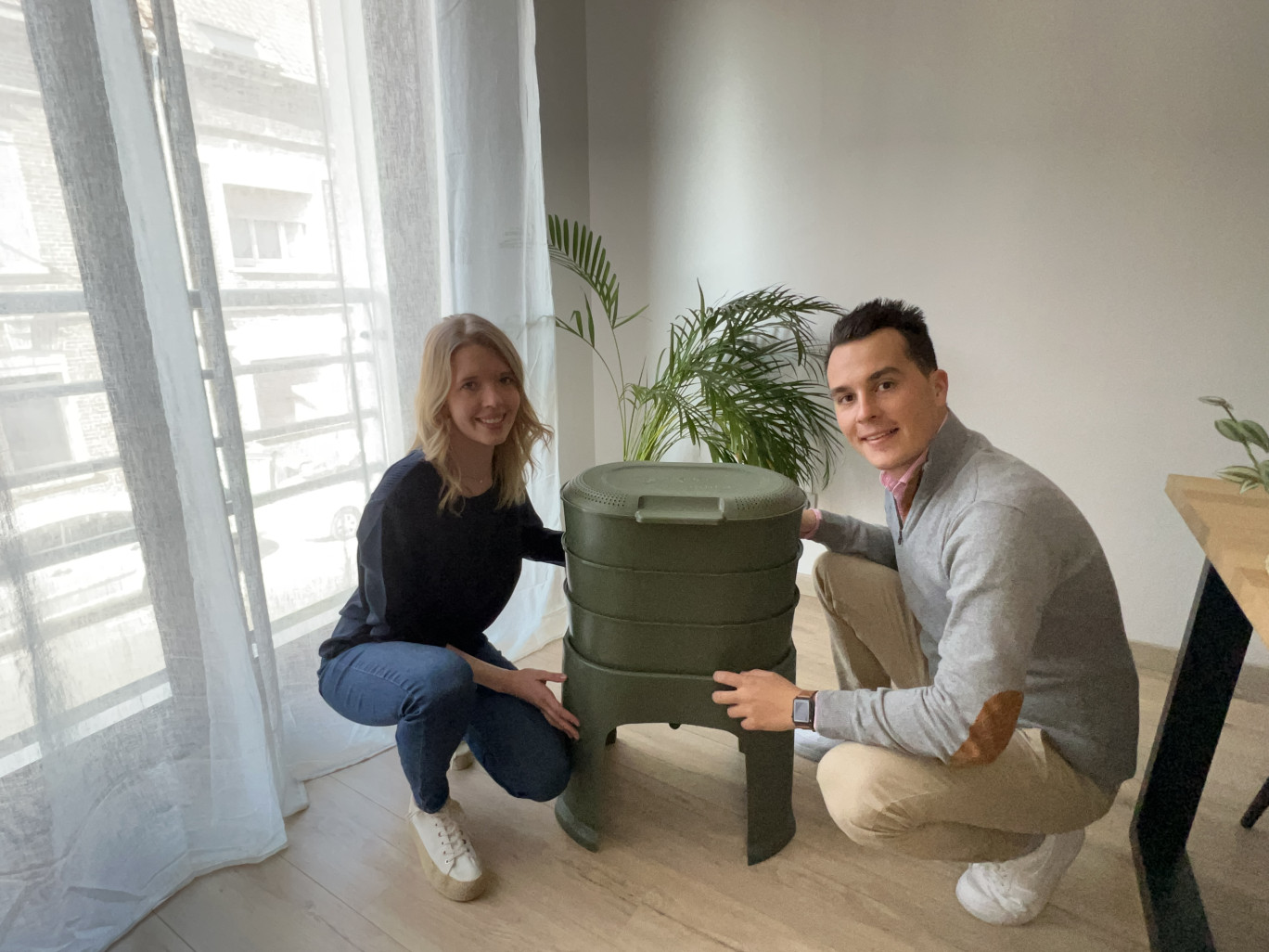 Fany Zorino et Sébastien Gosse, co-fondateurs de Planet Compost.