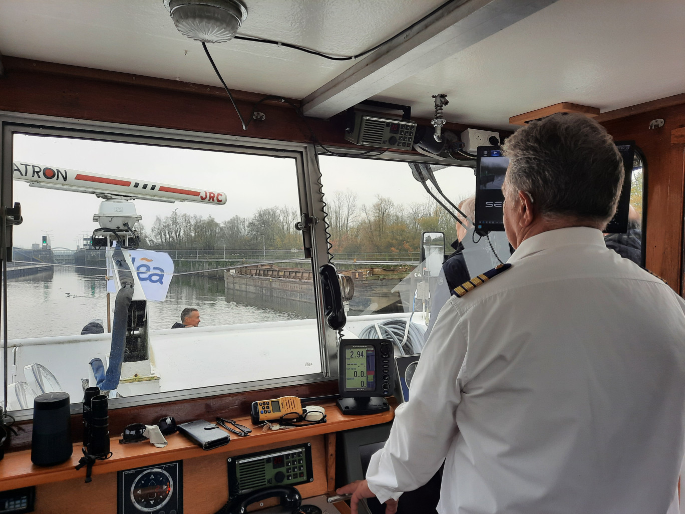 Pour décarboner le transport de marchandises, les politiques se tournent vers le fluvial. (© Aletheia Press / L.Péron) 