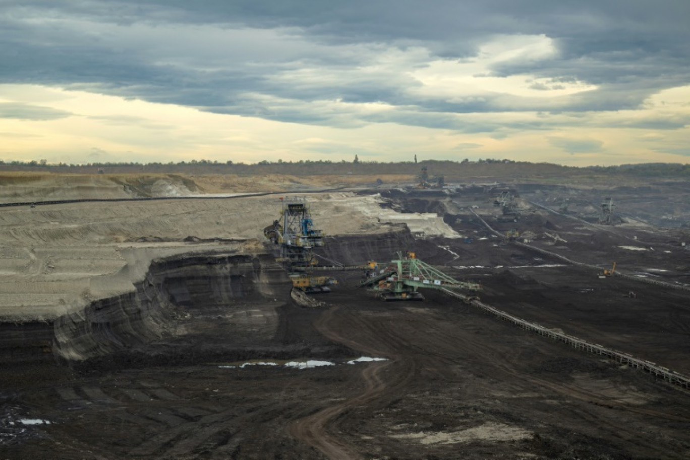 La mine de charbon de Kolubara, près de Vreoci, au sud de Belgrade, le 27 octobre 2023 en Serbie © Andrej ISAKOVIC