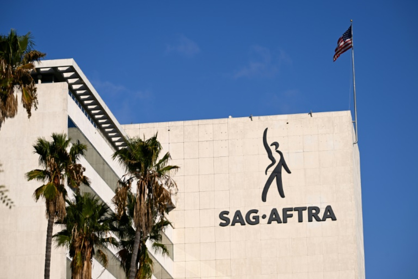 Le siège du syndicat SAG-AFTRA à Los Angeles, le 24 octobre 2023 en Californie © Patrick T. Fallon