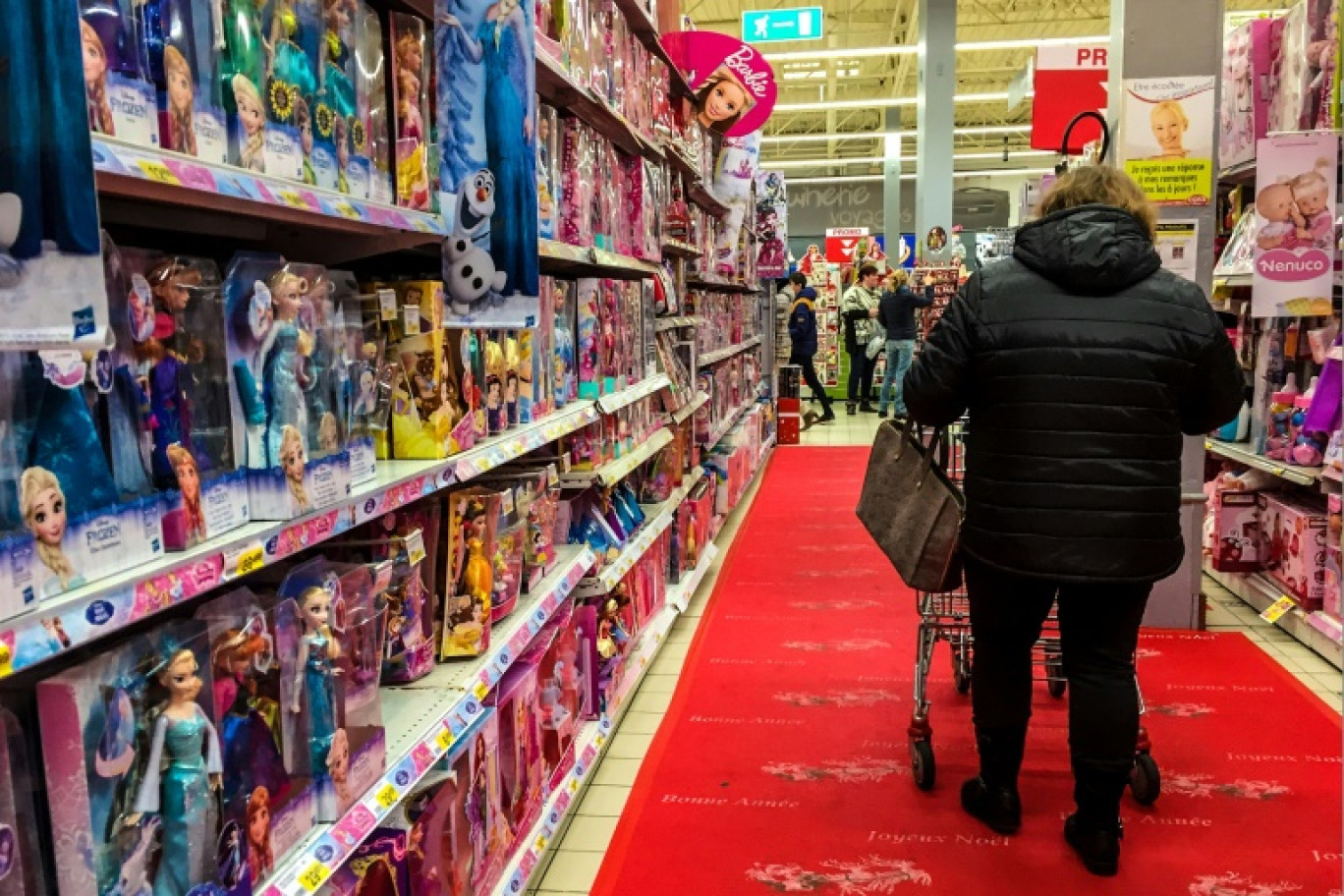 les enseignes de jouets font tout pour stimuler les achats de Noël, qui restent encore cette année placés sous le signe de l'inflation © DENIS CHARLET