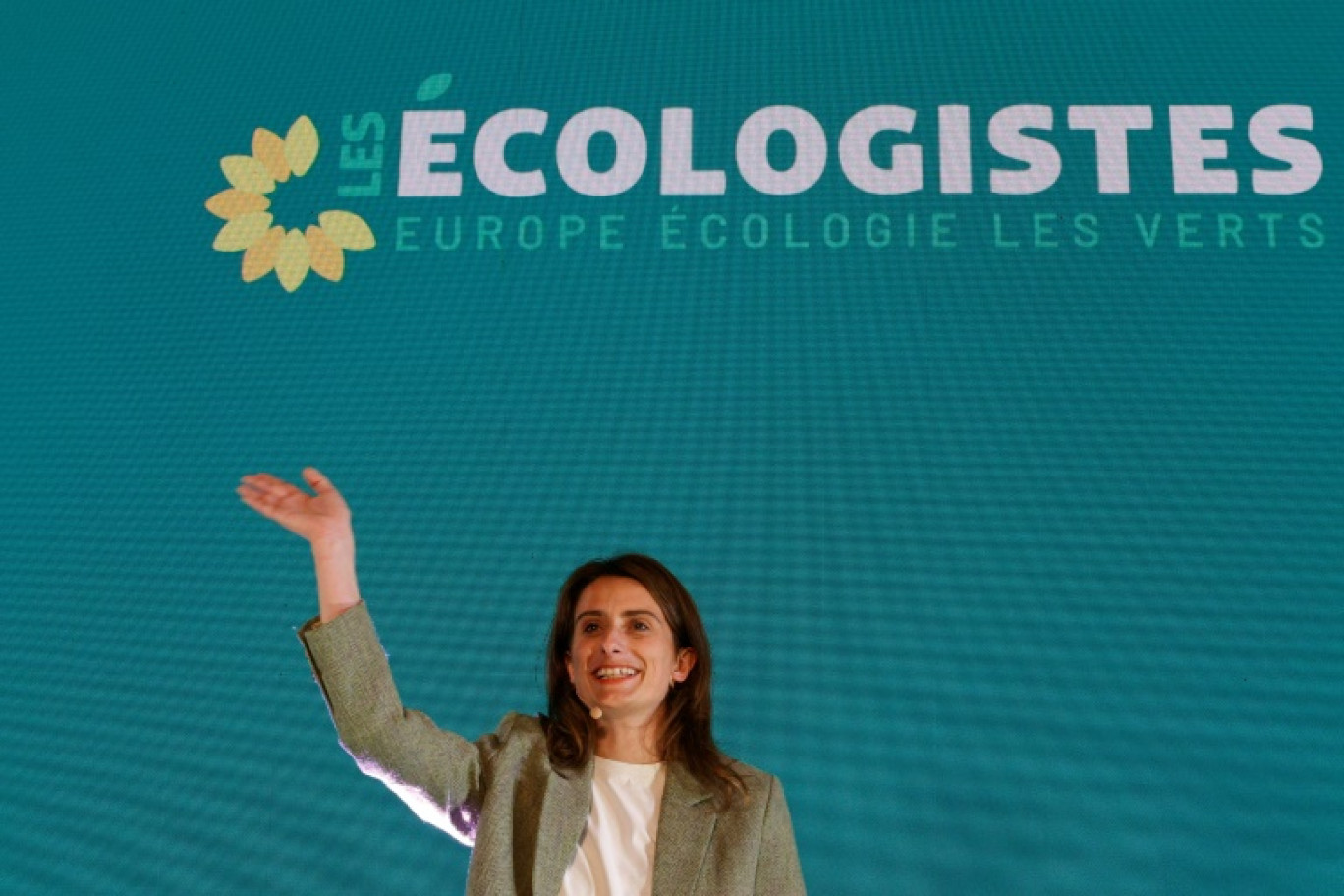 Lancement des Ecologistes par Marine Tondelier, à Pantin (Seine-Saint-Denis), le 14 octobre 2023 © Geoffroy Van der Hasselt