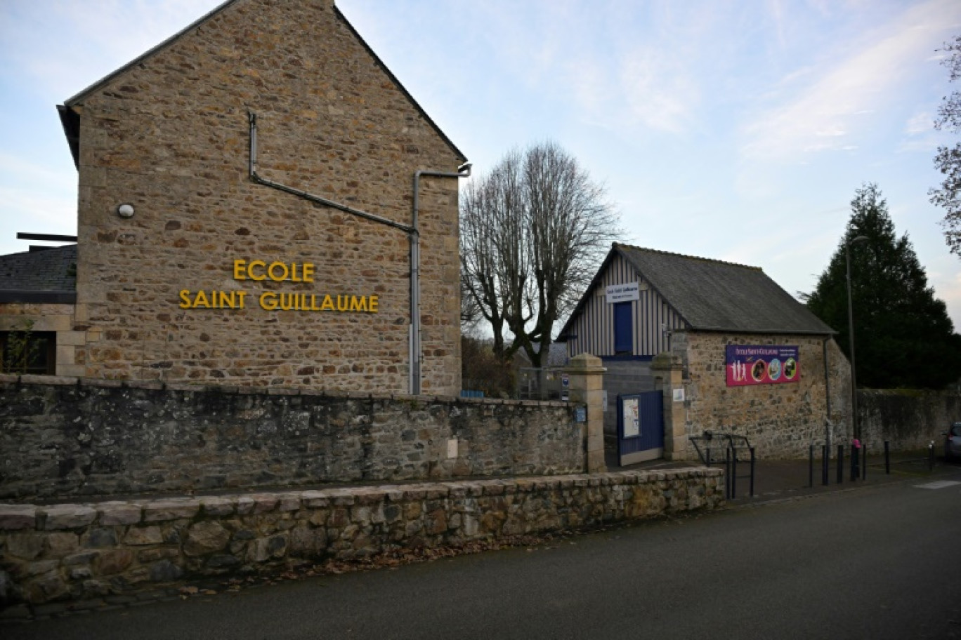 L'école Saint-Guillaume à Saint-Alban, le 8 décembre 2023 © DAMIEN MEYER