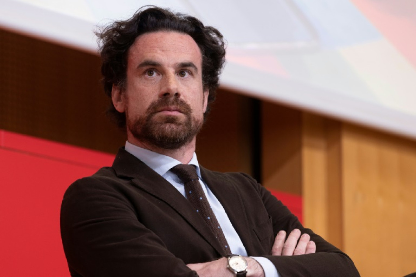 Le directeur de Sciences Po, Mathias Vicherat, à Paris, le 28 mars 2022 © Thomas SAMSON