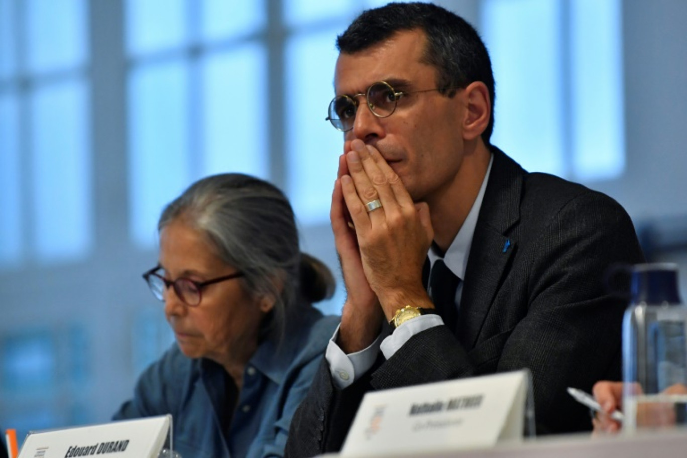 Le désormais ex-coprésident de la Commission indépendante sur l'inceste et les violences sexuelles faites aux enfants (Ciivise), Edouard Durand, à Paris, le 21 septembre 2022 © JULIEN DE ROSA